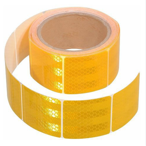 輪郭マーキングイエローリフレクターステッカーLabe