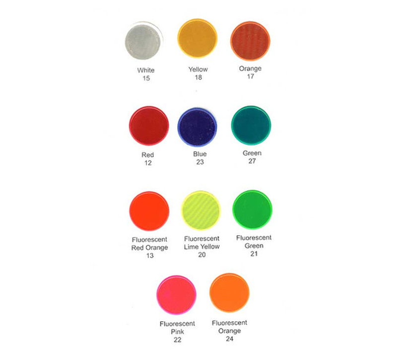 PVC Reflective Adhesive Vinyl Hot Dots Round Sticker 6 PVC Reflective Adhesive Vinyl Hot Dots Round Sticker 6